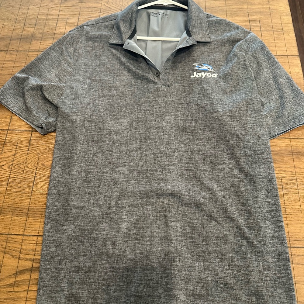 Nike Dri-Fit Heather Gray Polo (Jayco)